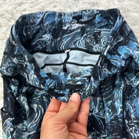 Lululemon Fast & Free Crop II *Nulux 19" Eternal Wave Starlight Black - Picture 3 of 5